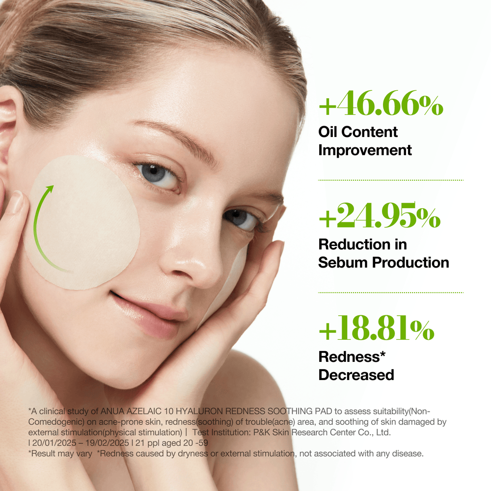 Anua Azelaic 10 Hyaluron Redness Soothing Pad