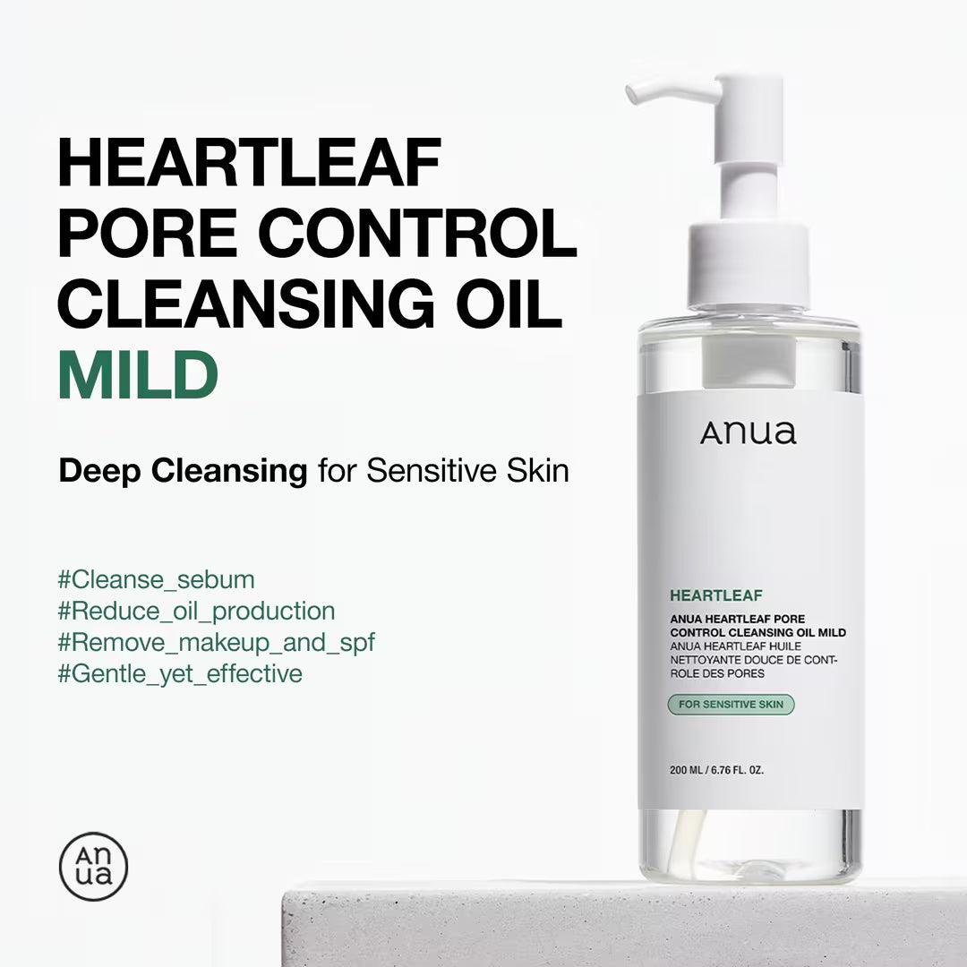 Anua Heartleaf Pore Control Cleansing Oil Mild