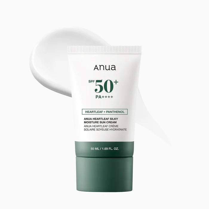 Anua Heartleaf Silky Moisture Mild Sunscreen SPF 50