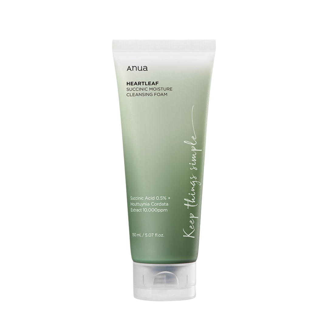 Anua Heartleaf Succinic Moisture Cleansing Foam