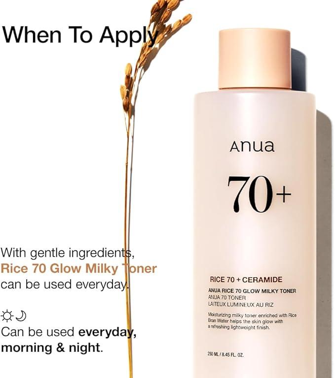 Anua Rice 70 Glow Milky Toner