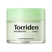 Torriden Balanceful Cica Cream, a fragrance-free cica gel-cream that soothes and hydrates sensitive skin.
