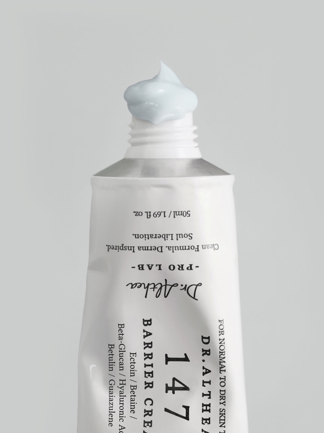 Dr. Althea 147 Barrier Cream, a ceramide and hyaluronic acid moisturizer for dry, sensitive skin.
