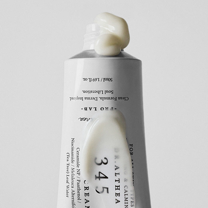 Dr. Althea 345 Relief Cream, a centella and niacinamide moisturizer for post-breakout redness.