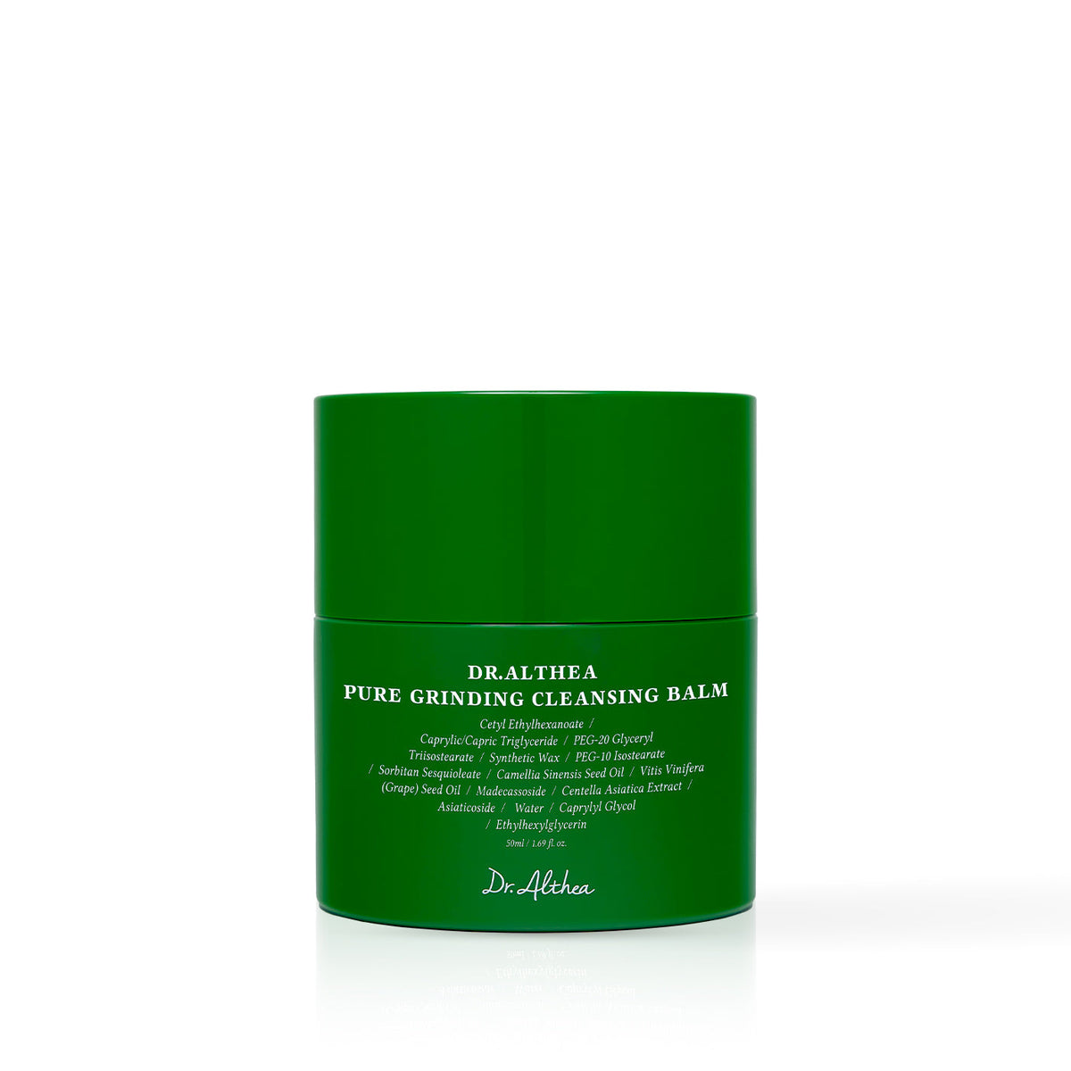 Dr. Althea Pure Grinding Cleansing Balm, a centella-soothed makeup-removing cleansing balm.