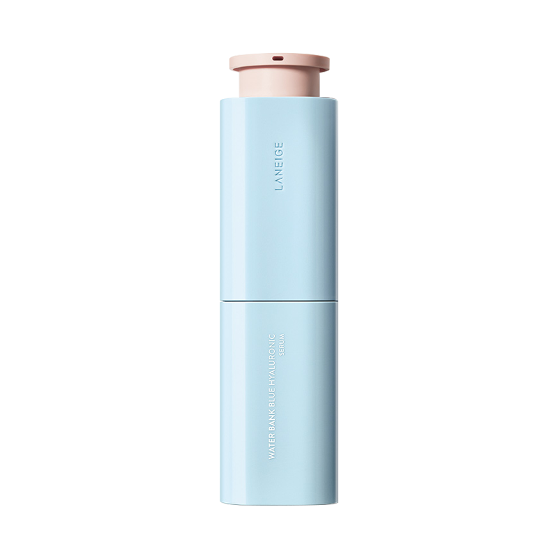 LANEIGE Water Bank Blue Hyaluronic Serum, a hydrating 50ml Korean serum with blue hyaluronic acid and peptides.