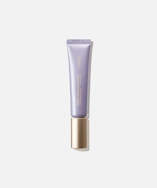 Laneige Perfect Renew Youth Retinol Eye Cream, a retinol treatment that smooths and firms the eye area.