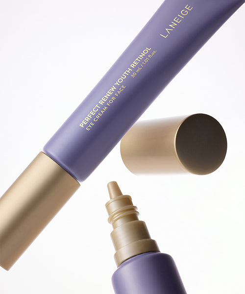 Laneige Perfect Renew Youth Retinol Eye Cream, a retinol treatment that smooths and firms the eye area.